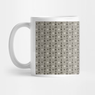 Best Detective Pattern Monochromatic Mug